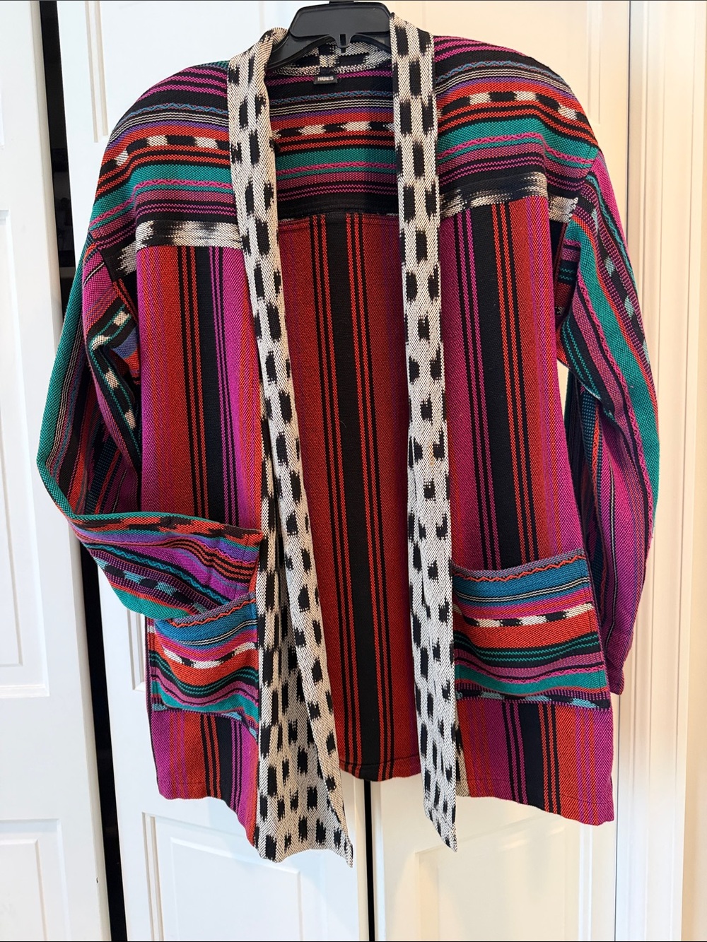 HUES โCoat of Many Colorsโ -one of a kind by Deborah Hughes vintage c. 1990